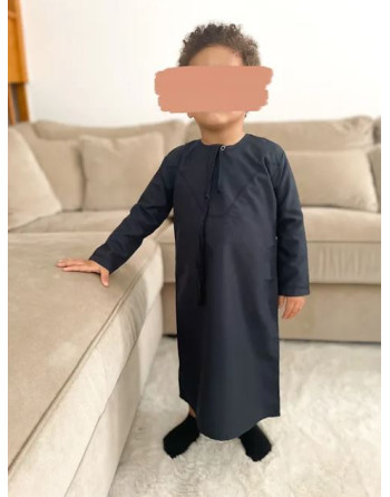 Qamis Emirati Noir - Petit...